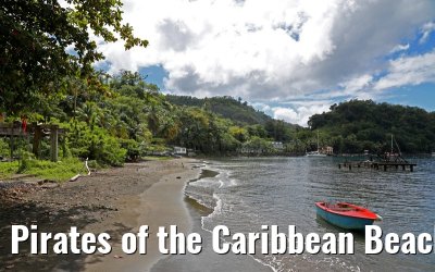Pirates of the Caribbean Beach Wallilabou Bay St. Vincent 25.01.2015