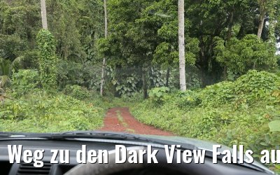 Weg zu den Dark View Falls auf St. Vincent 25.01.2015