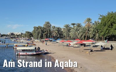 Am Strand in Aqaba