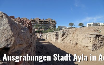 Ausgrabungen Stadt Ayla in Aqaba Jordanien