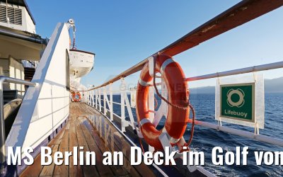 MS Berlin an Deck im Golf von Aqaba