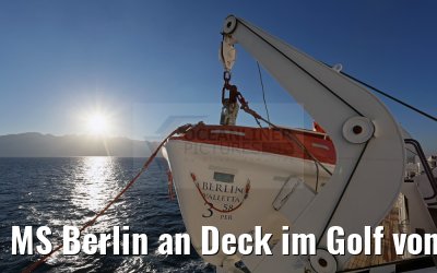 MS Berlin an Deck im Golf von Aqaba