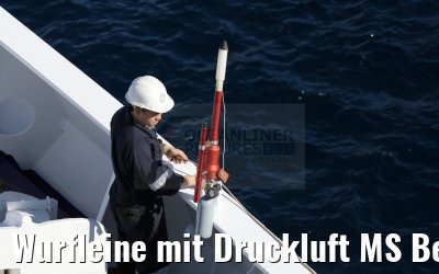 Wurfleine mit Druckluft MS Berlin