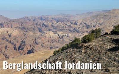 Berglandschaft Jordanien