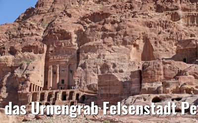 das Urnengrab Felsenstadt Petra