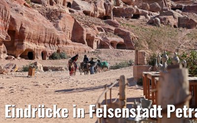 Eindrücke in Felsenstadt Petra