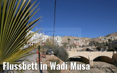 Flussbett in Wadi Musa