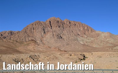 Landschaft in Jordanien