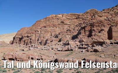 Tal und Königswand Felsenstadt Petra