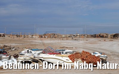 Beduinen-Dorf im Nabq-Naturschutzgebiet