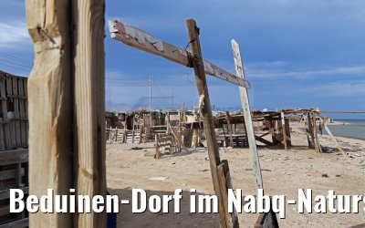 Beduinen-Dorf im Nabq-Naturschutzgebiet