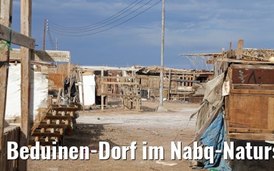 Beduinen-Dorf im Nabq-Naturschutzgebiet