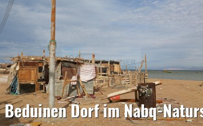 Beduinen Dorf im Nabq-Naturschutzgebiet, Sinai Halbinsel