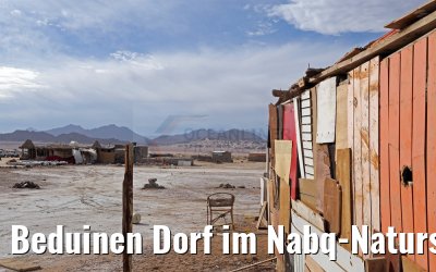 Beduinen Dorf im Nabq-Naturschutzgebiet, Sinai Halbinsel