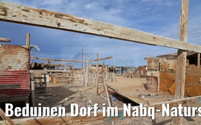 Beduinen Dorf im Nabq-Naturschutzgebiet, Sinai Halbinsel