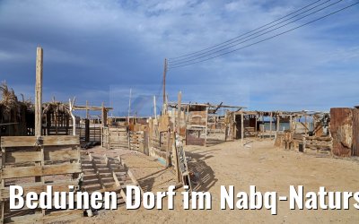 Beduinen Dorf im Nabq-Naturschutzgebiet, Sinai Halbinsel