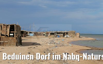 Beduinen Dorf im Nabq-Naturschutzgebiet, Sinai Halbinsel