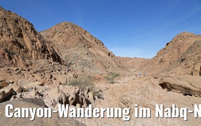 Canyon-Wanderung im Nabq-Nationalpark