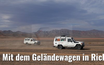 Mit dem Geländewagen in Richtung Nabq Bay