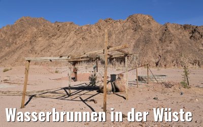 Wasserbrunnen in der Wüste