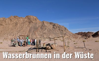 Wasserbrunnen in der Wüste