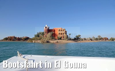 Bootsfahrt in El Gouna