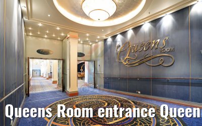 Queens Room entrance Queen Mary 2 