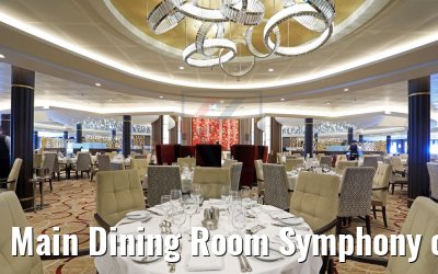 Main Dining Room Symphony of the Seas lower level