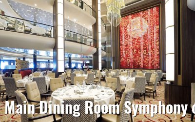 Main Dining Room Symphony of the Seas lower level
