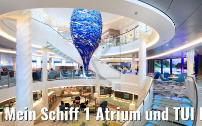 Mein Schiff 1 Atrium und TUI Bar