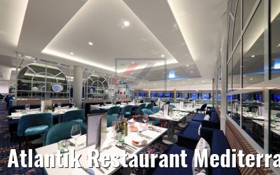 Atlantik Restaurant Mediterran abends neue Mein Schiff 2