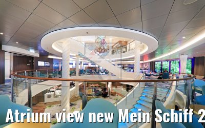 Atrium view new Mein Schiff 2