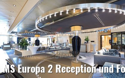 MS Europa 2 Reception und Foyer
