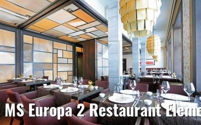 MS Europa 2 Restaurant Elements