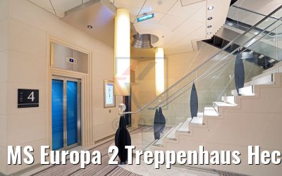 MS Europa 2 Treppenhaus Heck Deck 04