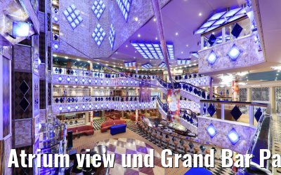 Atrium view und Grand Bar Palatino Costa Favolosa