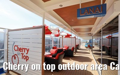 Cherry on top outdoor area Carnival Horizon