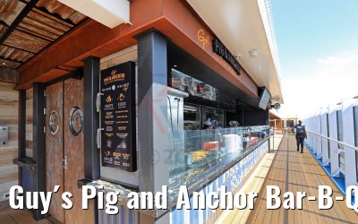 Guy´s Pig and Anchor Bar-B-Que Smokehouse outside area Carnival Horizon