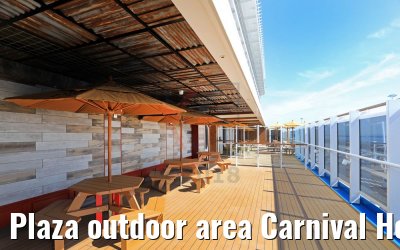 Plaza outdoor area Carnival Horizon