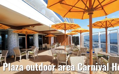 Plaza outdoor area Carnival Horizon