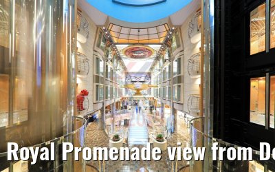 Royal Promenade view from Deck 06 Independence of the Seas