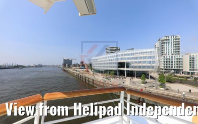 View from Helipad Independence of the Seas