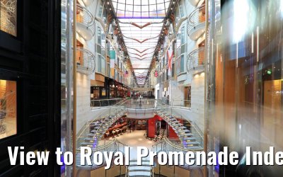 View to Royal Promenade Independence of the Seas