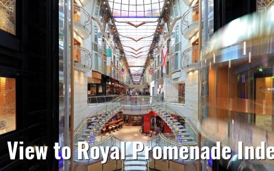 View to Royal Promenade Independence of the Seas