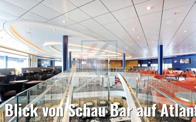 Blick von Schau Bar auf Atlantik Restaurant Mediterran Mein Schiff 1