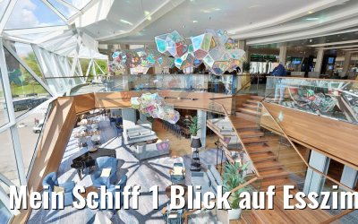 Mein Schiff 1 Blick auf Esszimmer Lieblingsgerichte