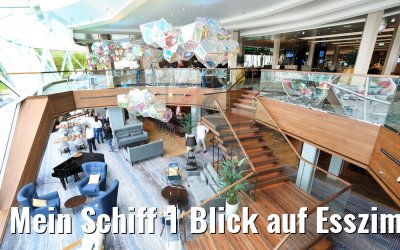 Mein Schiff 1 Blick auf Esszimmer Lieblingsgerichte