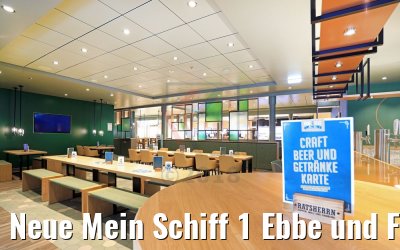Neue Mein Schiff 1 Ebbe und Flut Bier Bar