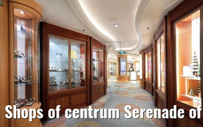 Shops of centrum Serenade of the Seas