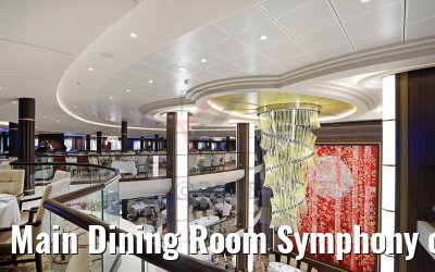 Main Dining Room Symphony of the Seas upper level